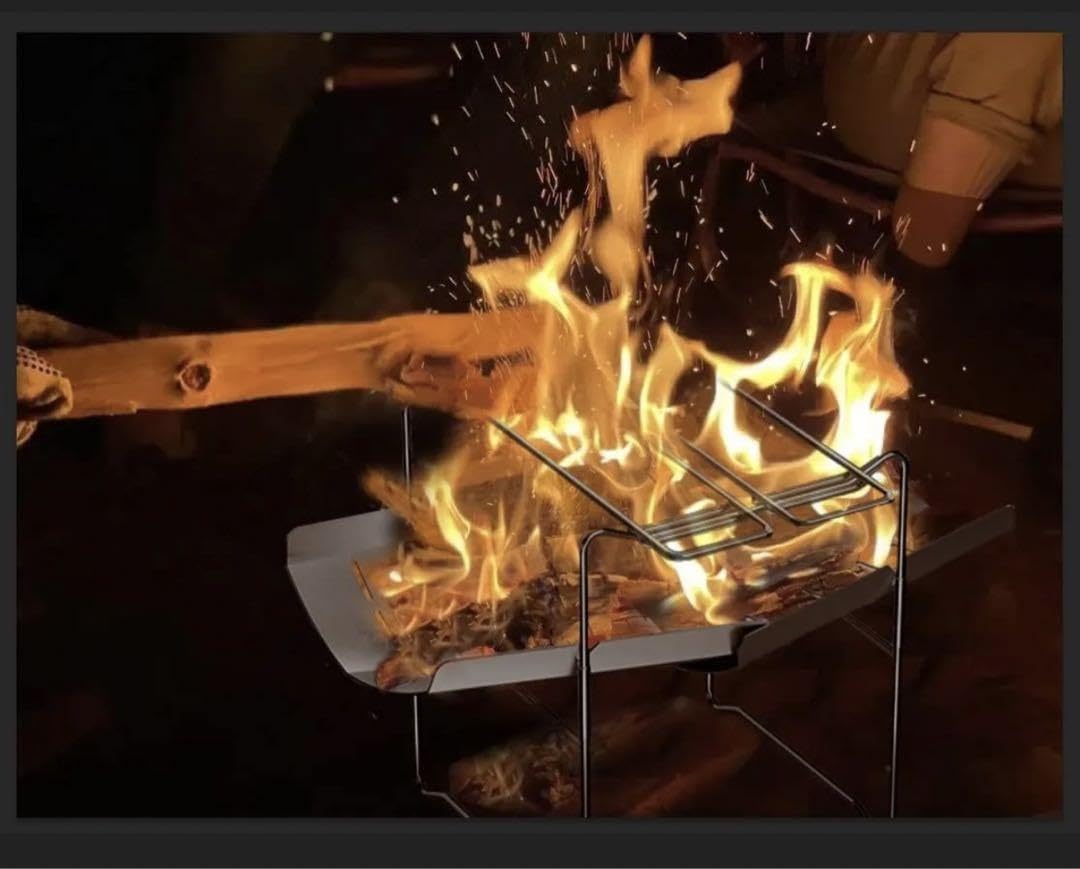 Amazon.co.jp: 焚火台 HiiPeak 折畳みたき火台 焚火シート加厚 1~3人用